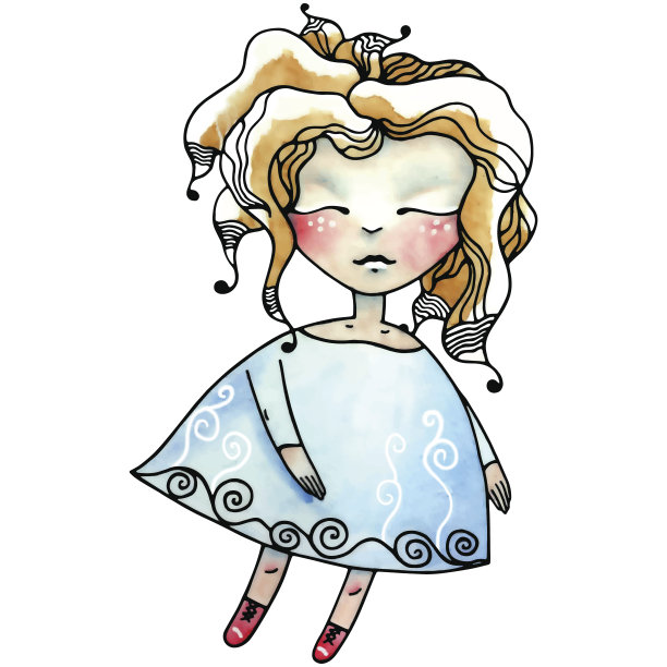 娃娃睡觉图片下载