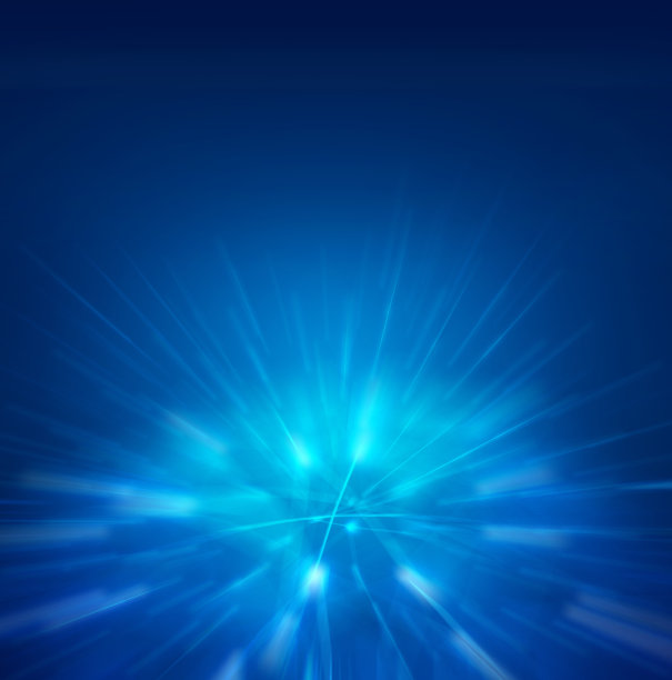 抽象的运动爆炸在深蓝色的背景，插图图片下载