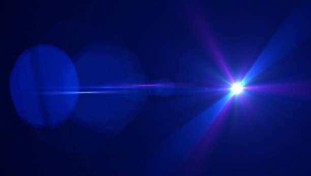 黑色背景上的蓝光图片下载