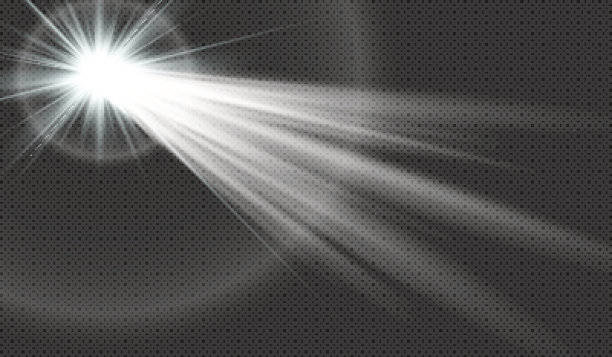 矢量透明阳光特殊镜头光晕光效果。图片下载