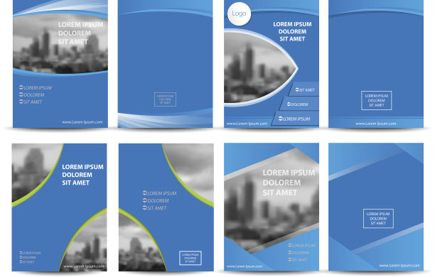 矢量宣传册，传单，杂志封面图片下载