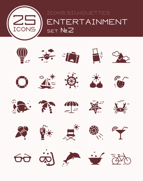图标剪影娱乐系列第2号图片下载