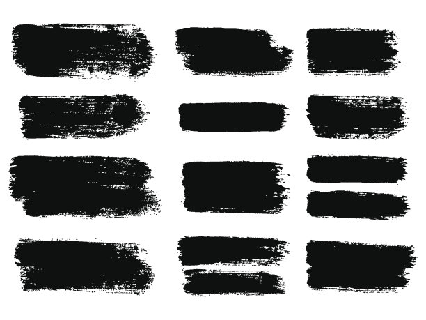 彩色垃圾条纹套装。图片下载