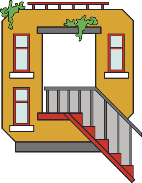 插图家庭字母字母表图片下载