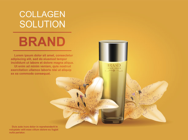 辅酶Q10血清精华金滴带滴管。图片下载