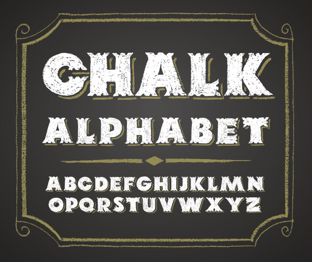 在黑板上手绘字母图片下载