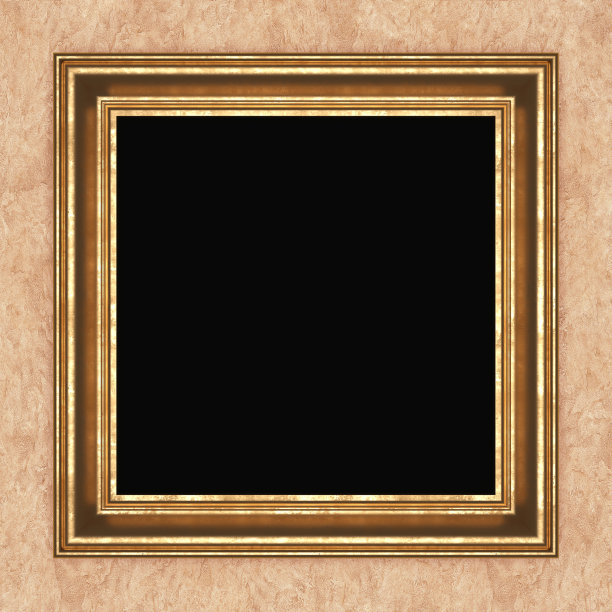 镀金框架的背景装饰石膏图片下载