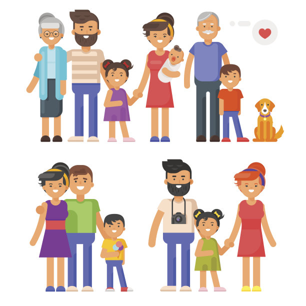 一家人图片素材ID：157652674