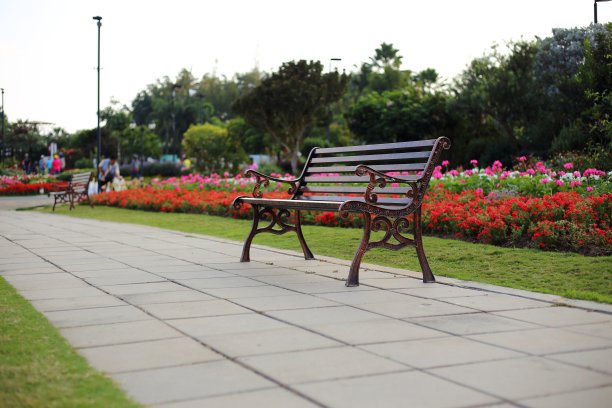 花园里的椅子图片下载