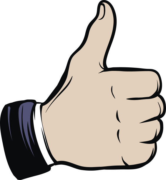 手做一个拇指向上的图标卡通图片下载