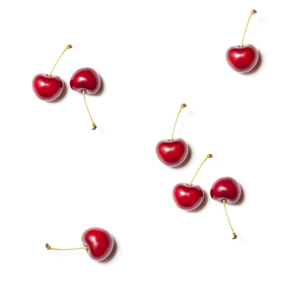 无缝图案多汁的樱桃浆果图片下载