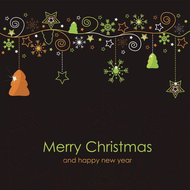 向量的圣诞贺卡图片下载