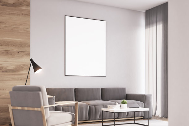 客厅，扶手椅，木椅，侧边图片下载