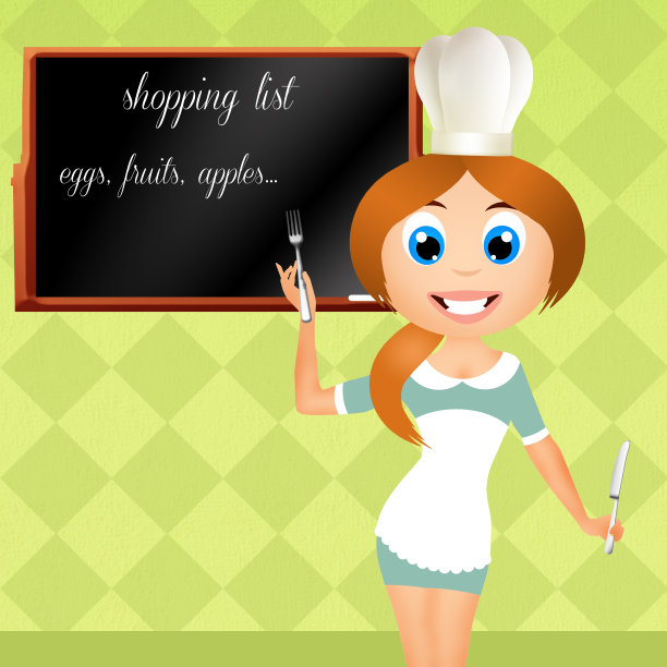 厨房里的女人图片下载