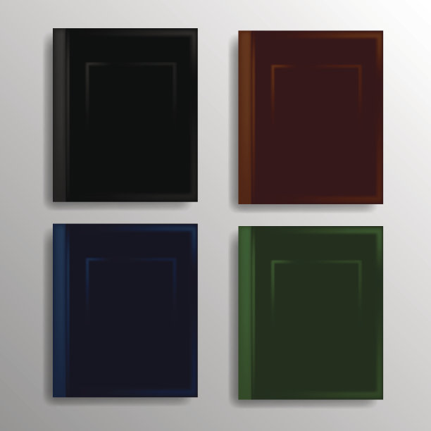 一套不同的书图标图片下载