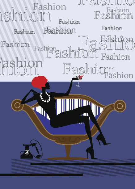 女孩的剪影图片下载