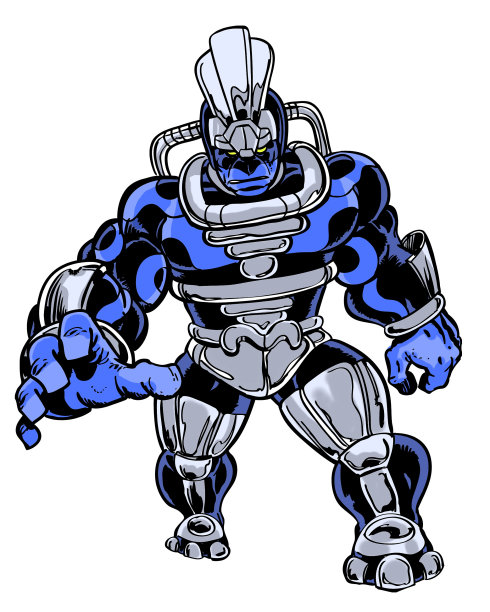 漫画书插图生物反派怪物的角色图片下载