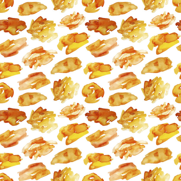 橙色抽象水彩背景。图片下载