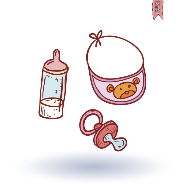 宝贝假人，矢量插图图片下载