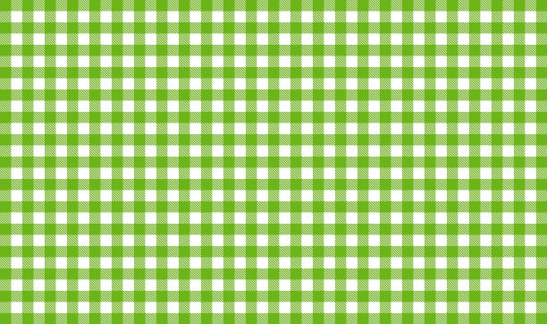 绿色和白色的桌布桌布的背景图片下载