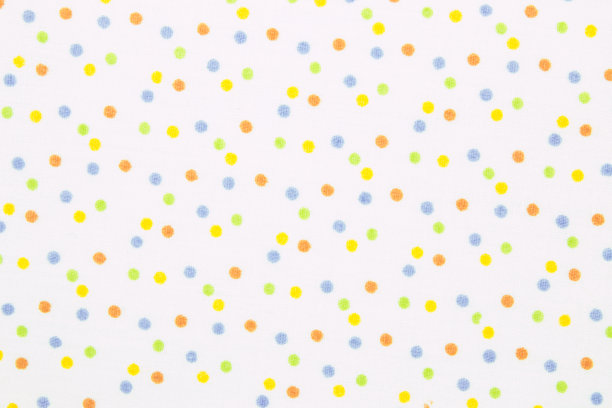 多色圆点布图片下载