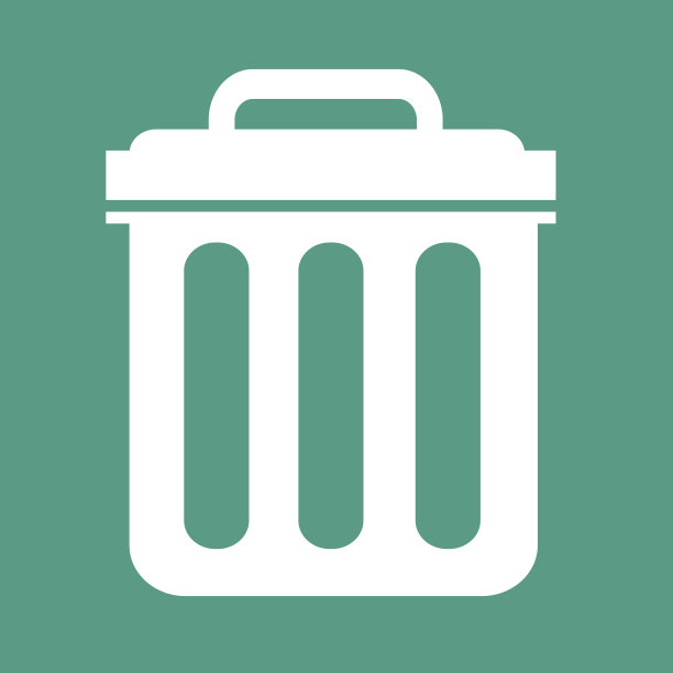 垃圾桶图标符号插图图片下载