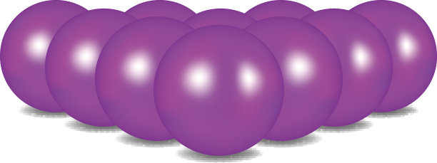 球在紫色设计站在列队图片下载