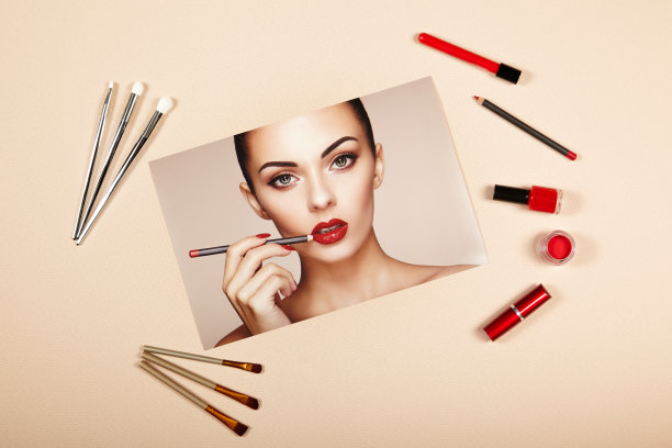 时尚女士配件拼贴图片下载