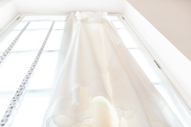 美丽的婚纱细节图片下载