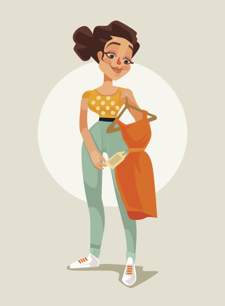 女人性格选择服饰图片下载