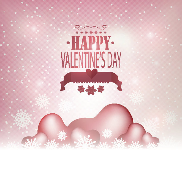 情人节的背景与心图片下载