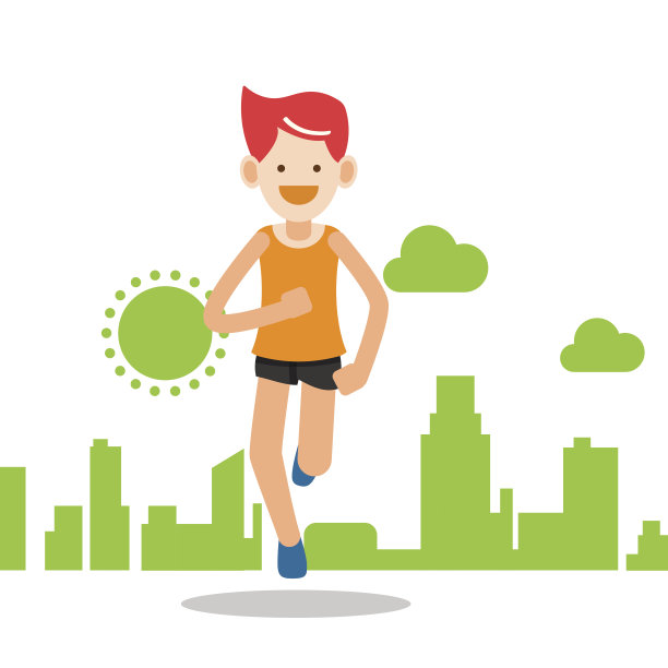 活跃的年轻人愉快地为马拉松运动跑步和训练图片下载