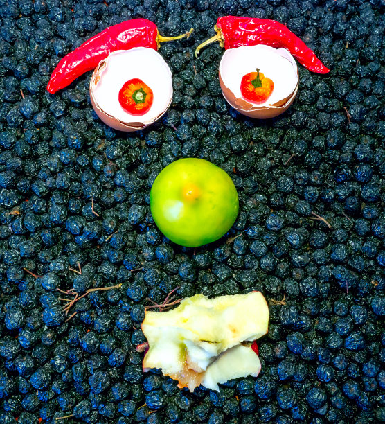 蔬菜的脸。图片下载