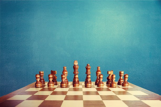 国际象棋比赛。图片下载