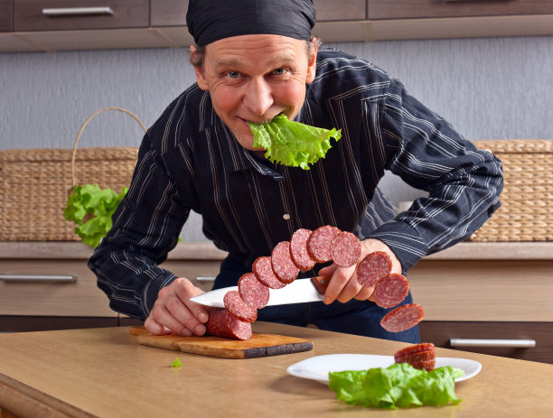 库克和香肠图片下载