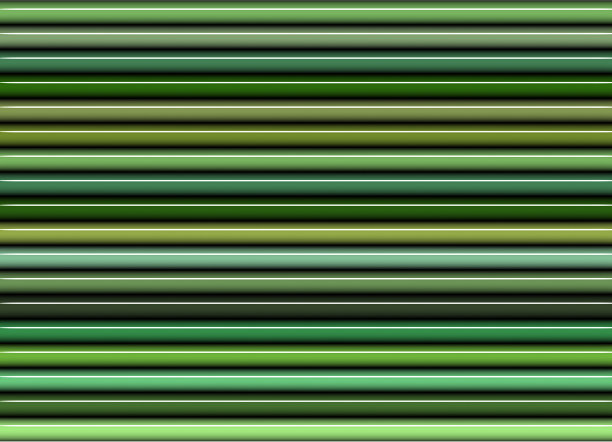 3d渲染的垂直堆叠光泽管在绿色图片下载