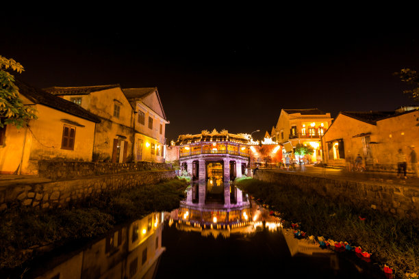 日本桥，会安，越南图片下载