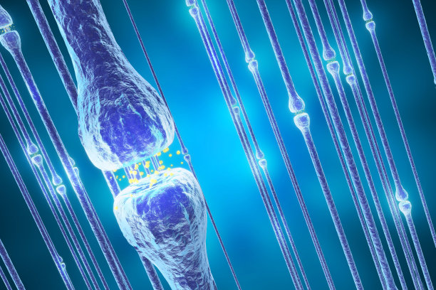 在白色背景上分离的活性受体的图解。三维渲染图片下载