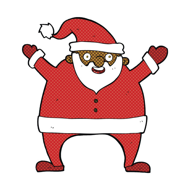 卡通圣诞老人图片下载