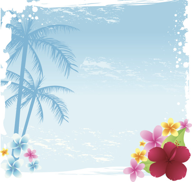 枯燥乏味的热带横幅图片下载