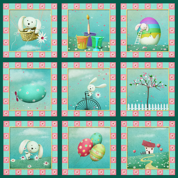 复活节集素材图片