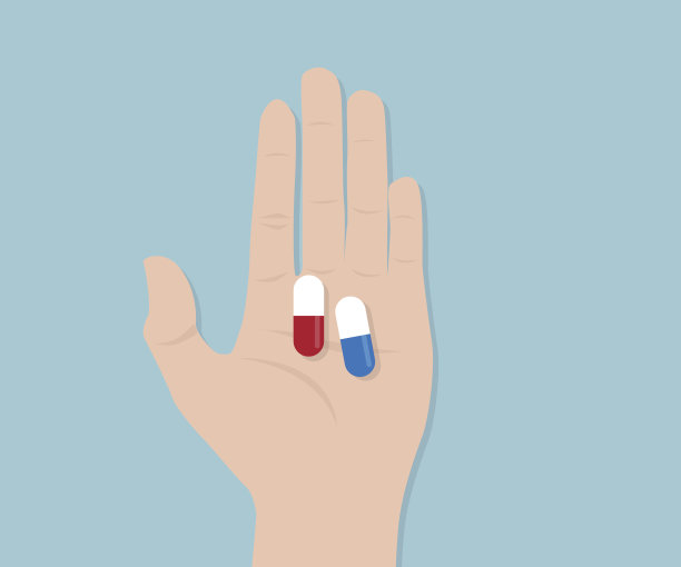 人手里的胶囊丸图片下载