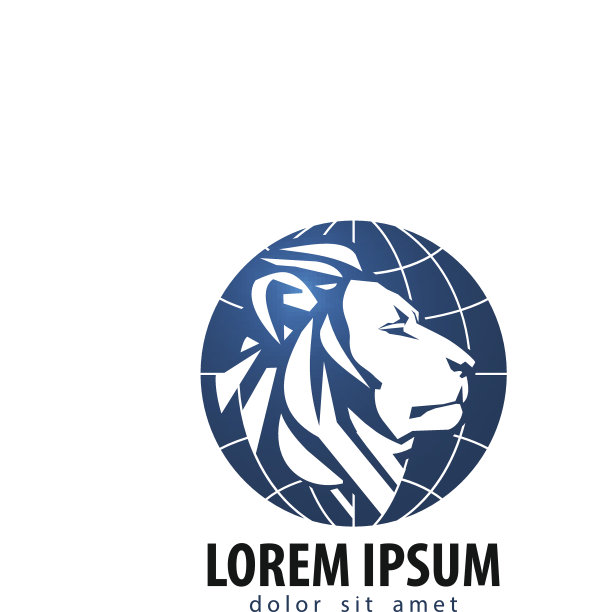 狮子矢量标识设计模板。狮子或动物的图标图片下载