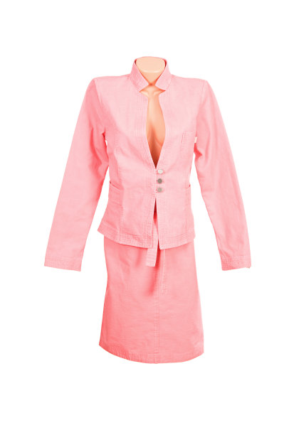 时髦的牛仔西装上的白色。图片下载