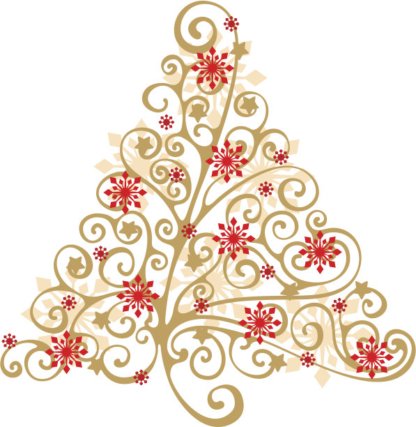 圣诞树的艺术图片图片下载