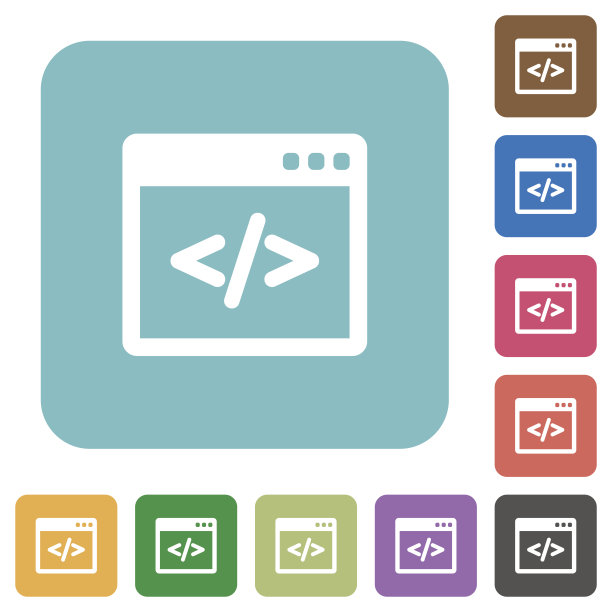 平面编程代码图标图片下载