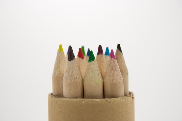 彩色铅笔。图片下载