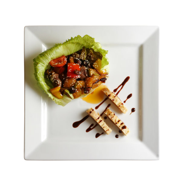 鸭肉配蔬菜图片下载