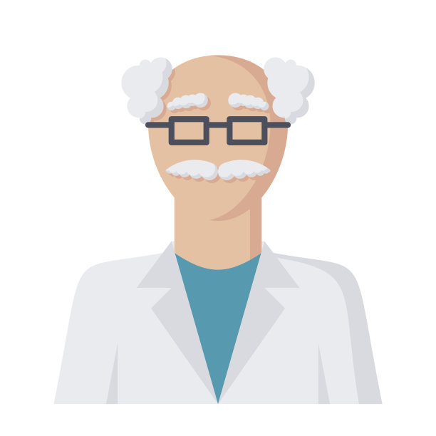 科学家矢量图标图片下载