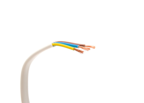 白色背景上的电缆图片下载